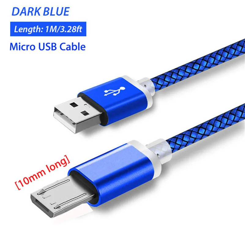 10 мм Длинный разъем Micro USB зарядный кабель для Doogee S60 X20/X30/X10 X5/Max/Pro Shoot 2 Oukitel K10000/K3/C8 адаптер кабель