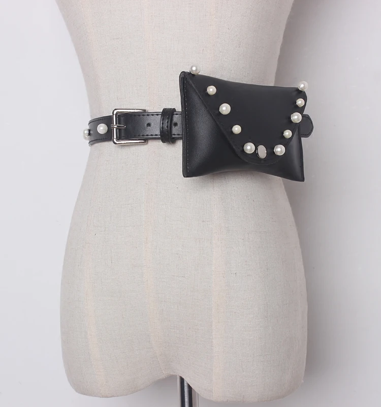 Европейский дизайнерский винтажный перламутровый PU поясной ремень сумка для девочек новая мода лоскут поясная сумка для женщин Пряжка
