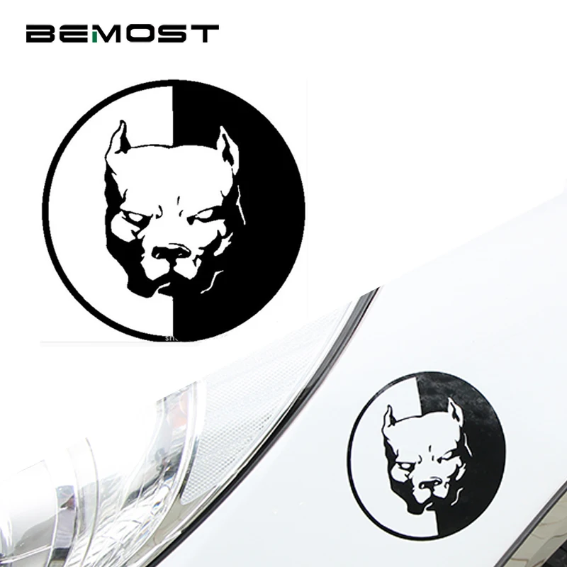 BEMOST Free Shipping Animal Vinyl PITBULL Dog Car Sticker Motorcycle Accessories Whole Body Decals Styling 5pcs/lot | Автомобили и