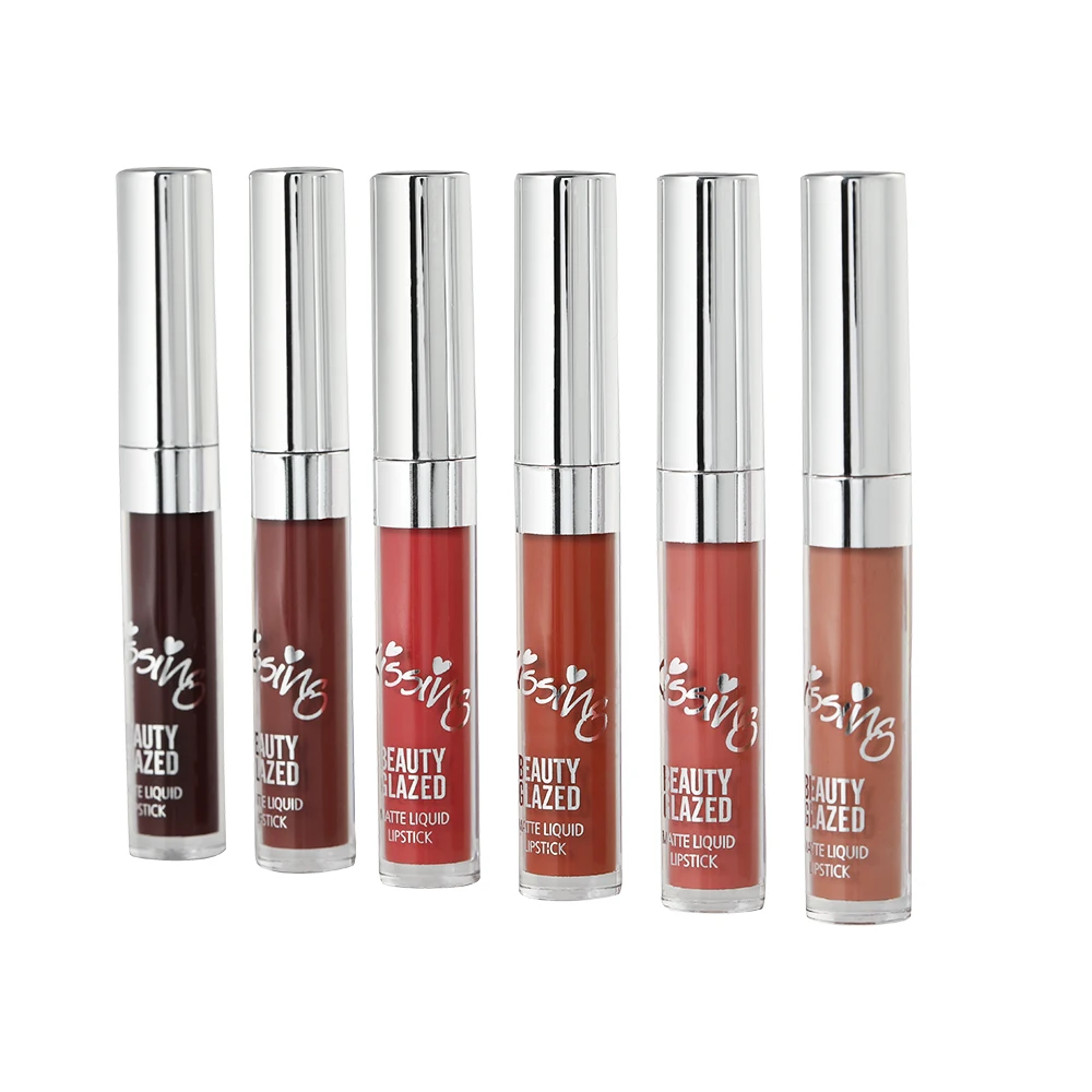 Набор для макияжа Beauty Glazed матовая губная помада блеск губ стойкая косметика 6