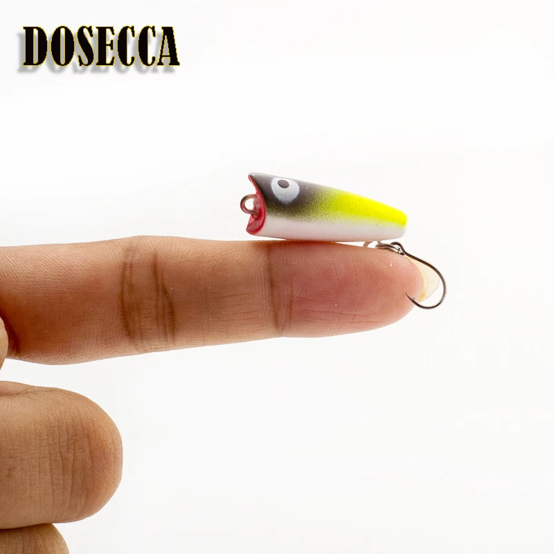2.5cm 1.5g New 1PC mini popper Arrival Hot Sale Minnow Hard Fishing Lure Bait 2017 hot Fishing Tackle Artificial Lures Bait