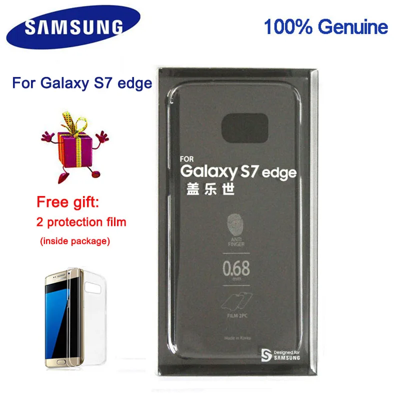 

Original Samsung smartphone cover for S7Edge Protection Plastic Cover Soft Material Anti-Drop Transparent