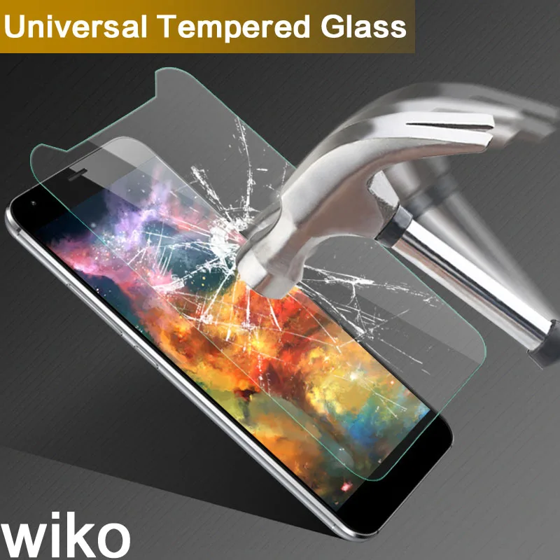 Универсальная защитная пленка из закаленного стекла для Wiko Pulp Fab 4G 5 дюймов 9H 2.5D