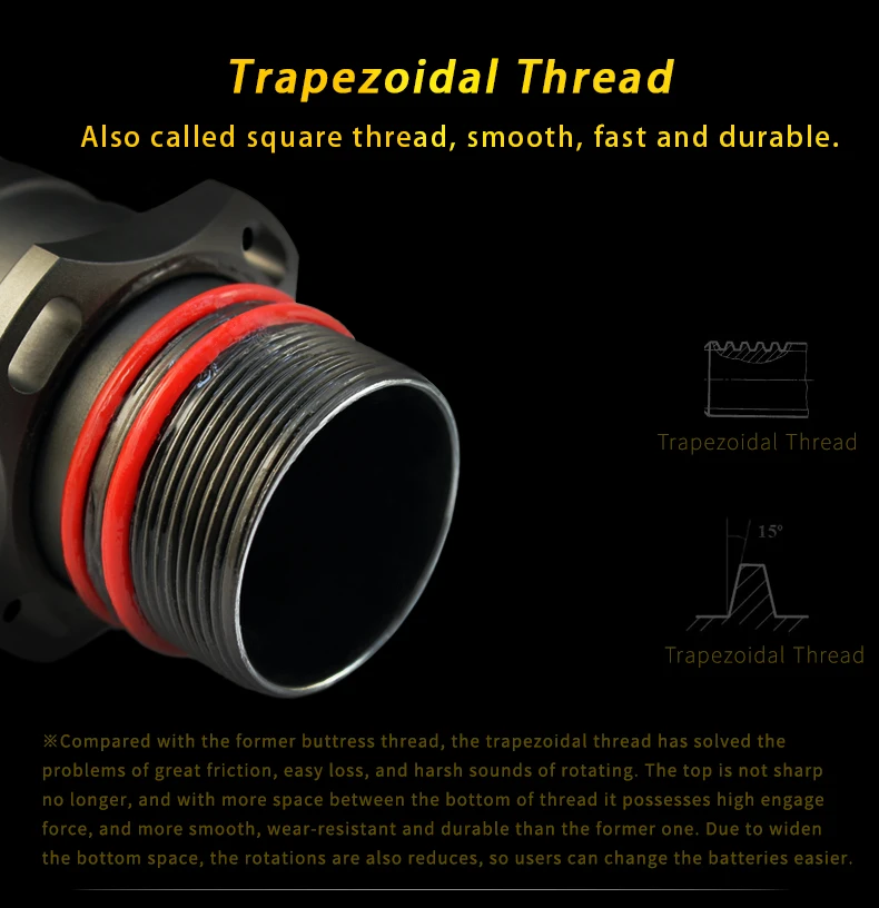 High Quality usb charging led flashlight