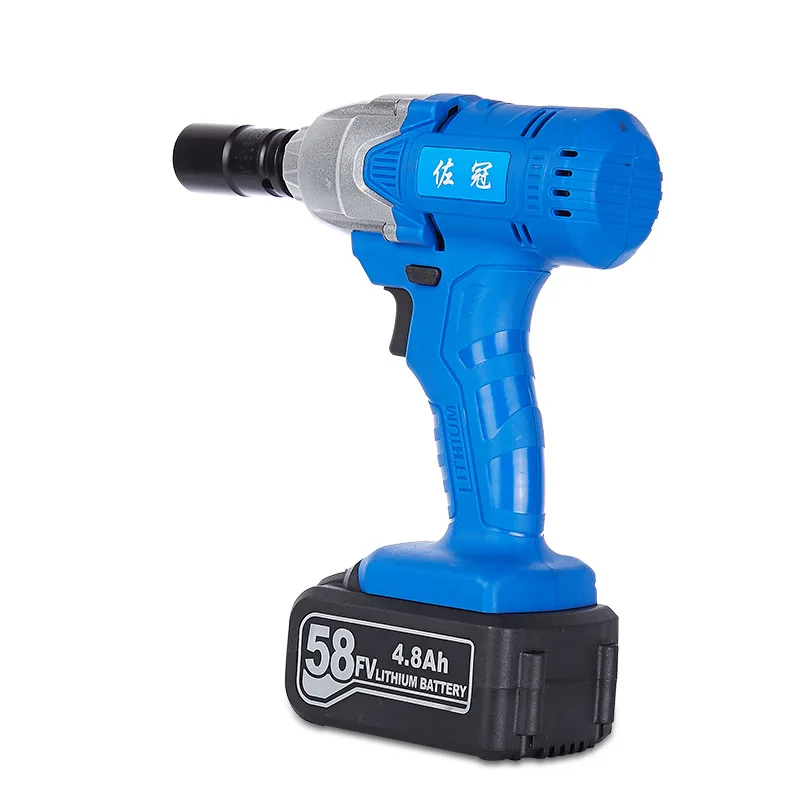  58V rechargeable lithium Battery Electric wrench Impact Socket wrench Auto repair tools Woodworking