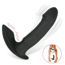 Wearable Butterfly Dildo Vibrator Sex Toys for Women Female Masturbator Clitoris Stimulator Panty Vibrator Panties Adult Sextoy