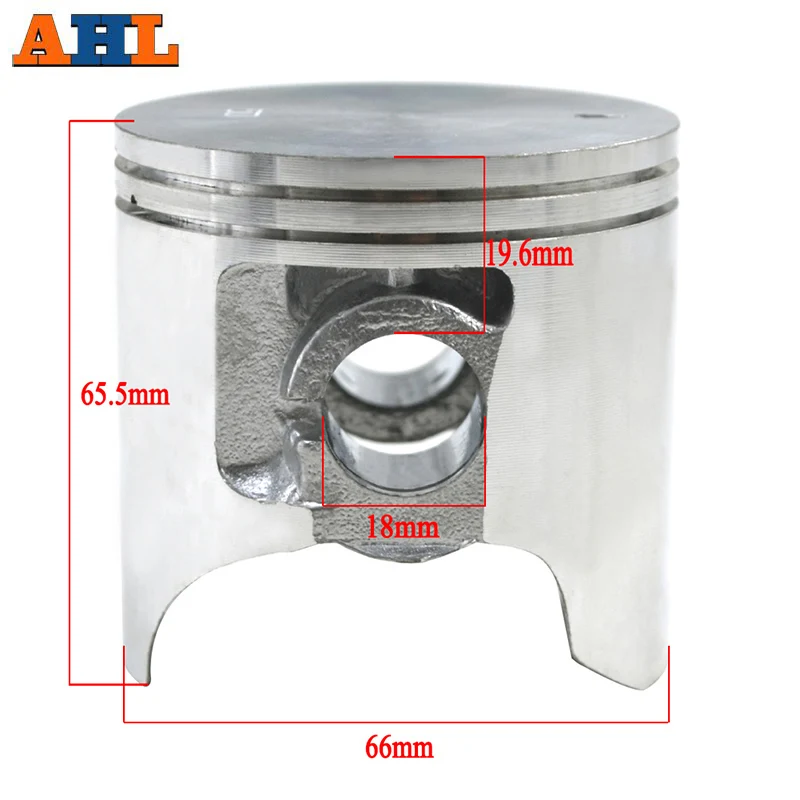 AHL Bore Size STD +25 +50 +75 +100 66mm 67mm Motorcycle Parts Piston