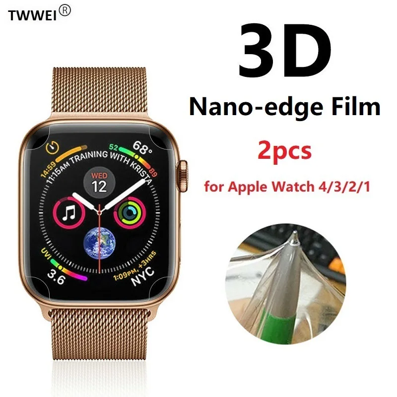 Защитная пленка для iWatch 4 44 мм 40 Apple Watch 38 42 экрана (не стекло|Защитные стёкла и