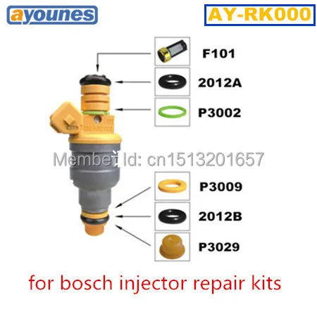 4sets Fuel Injector Repair Kit Injector Parts For Bosch Universal