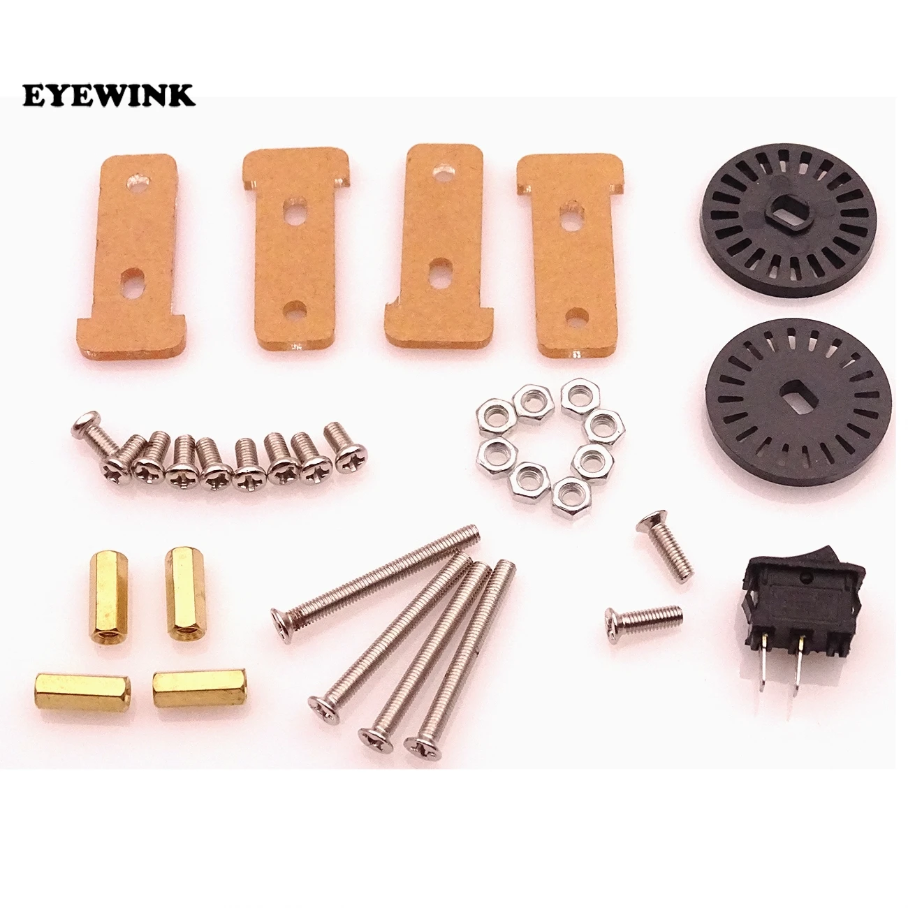 

Smart Robot Car Chassis Kit Speed Encoder Battery Box 2WD kit Smart Robat Car M3 Fastene