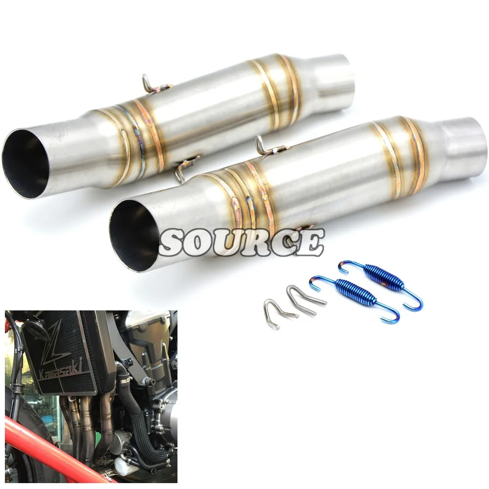 

Hot sale Motorcycle Middle Exhaust Pipe Muffler Stainless Steel Exhaust Pipe For KAWASAKI Z1000 10 11 12 13 14 15