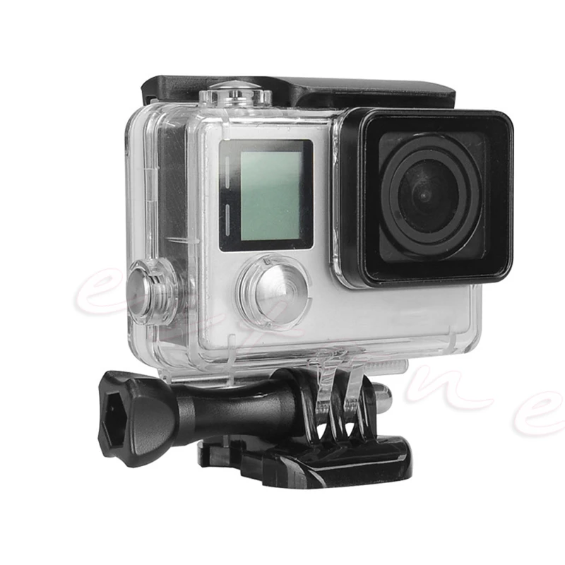 Go pro аксессуары Gopro водонепроницаемый корпус Чехол крепление Hero 3 plus для Gopro Hero3+ 3 4 Крепление камеры Высокое качество