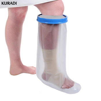 

Water Proof Leg Cast Cover for Shower Watertight Foot Protector Bath Waterproof Bag Prevent Injured Feet From Getting Wet Water