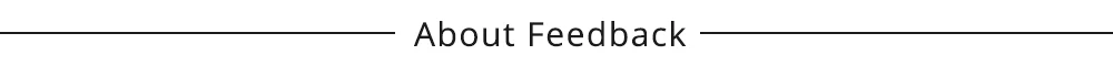 About Feedback