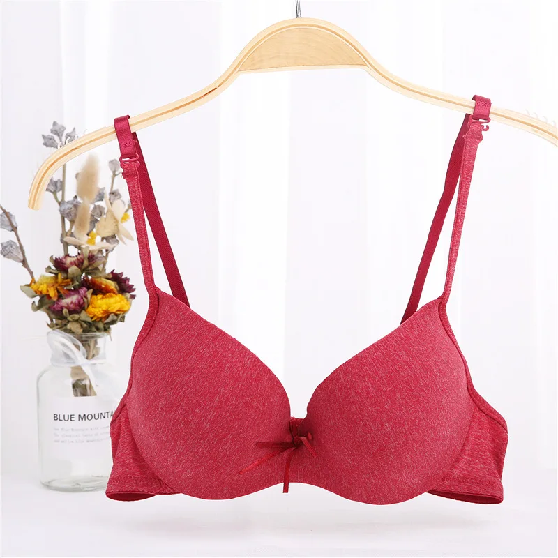 Women Double Push Up Bras Women Sexy Double Push Up Bras One-piece Seamless Bra Women Super Push Up Bra Minimizer Underwire see through bra