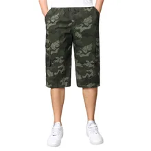 Мужские шорты Карго камуфляж Лето Горячая Распродажа хлопок повседневные мужские короткие штаны брендовая одежда камуфляж мужские карго шорты 3,22