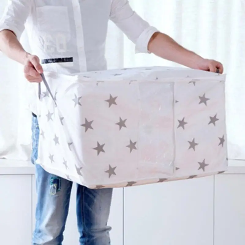Складная сумка для хранения одежды одеяло Одеяло Шкаф Органайзер для свитера коробка сумка