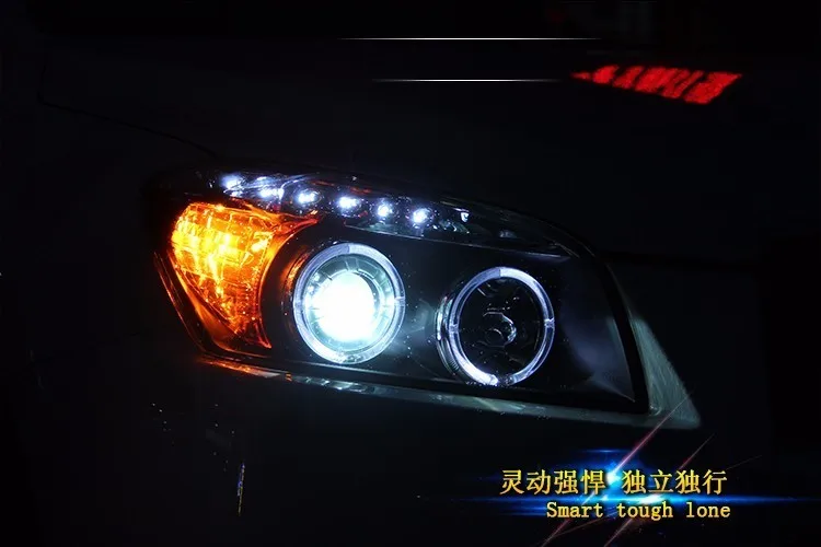 Car Styling Head lamp For Toyota RAV4 headlights 2009-2013 For RAV 4 LED Angel Eye DRL Q5 bi xenon lens h7 xenon Front light