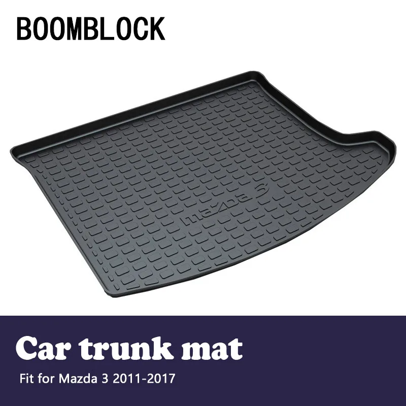 

BOOMBLOCK For Mazda 3 2011 2012 2013 2014 2015 2016 2017 Waterproof Anti-slip Car Trunk Mat Tray Floor Carpet Pad Accessories
