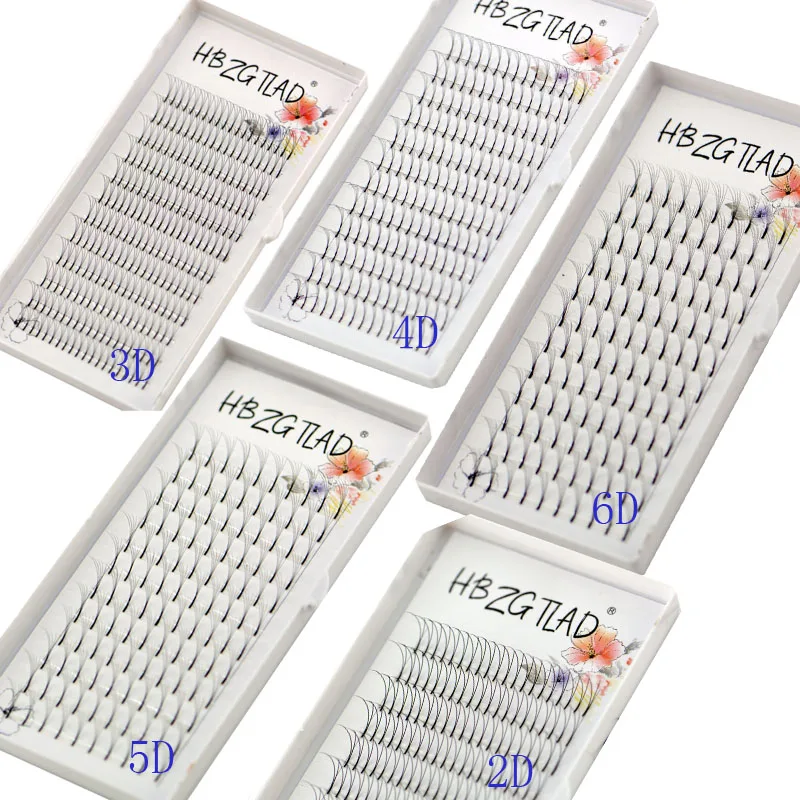 

New Russian Volume Eyelash 2D/3D/4D/5D/6D Eyelash Extensions 0.07 mm Thickness C D curl Mink Strip Eyelashes Individual Lashes