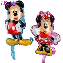 Mini Minnie Mickey Balões Folha 30 pcs mickey Globos Decorações Da Festa de Aniversário Crianças Brinquedo Mickey Minnie Fontes Do Partido por atacado