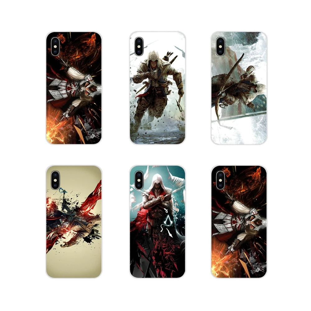 Прозрачный мягкий кожаный чехол assasins creed cool vintage для Huawei P8 9 Lite Nova 2i 3i GR3 Y6 Pro Y7 Y8 Y9 Prime