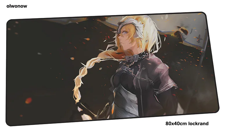 Fate Apocrypha mouse pad 80x40cm High quality mousepads best gaming mousepad gamer big personalized mouse pads keyboard pc pad