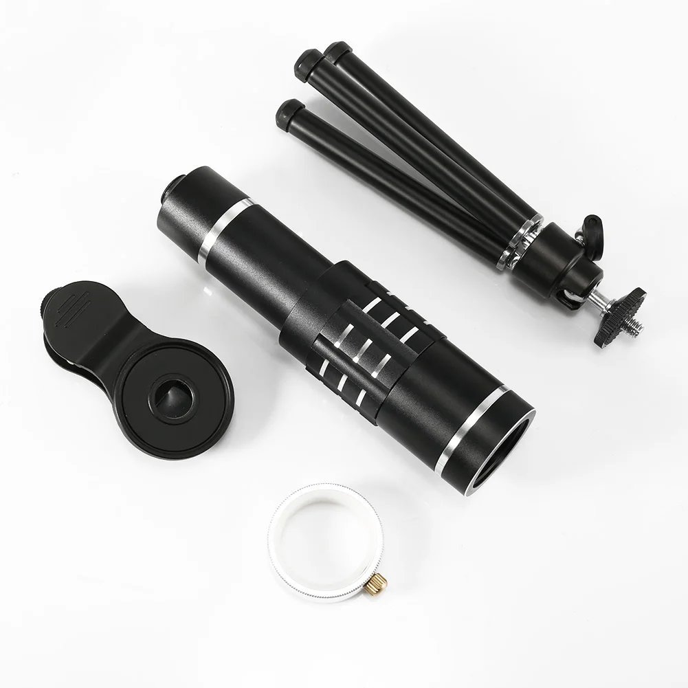 

New 18x Zoom Optical Telescope Telephoto Lens with Tripod Clip Kit Phone Camera Lens for iPhone Samsung
