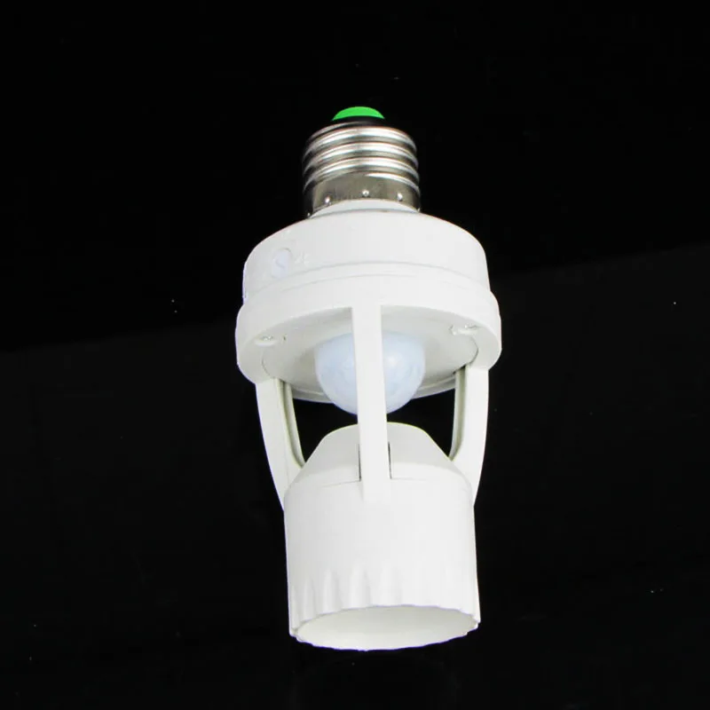 New Brand PIR Induction Motion Sensor IR Infrared Human E27 Plug Socket LED Light Sensor Switch Base Lamp Holder High Quality