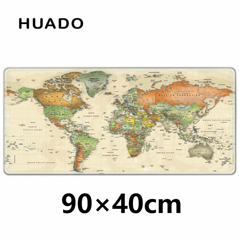 Gmaing mouse pad World map mouse mat large mousepad custom mouse pad desk mat for overwatch/cs go/w