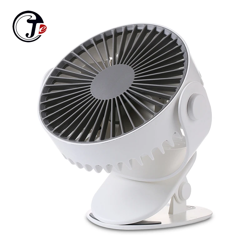 

Portable Clip Fan USB Rechargeable Desk Fan with 2000mAh Battery 3 Speeds and 360 Degree Rotation for Baby Stroller Home Office
