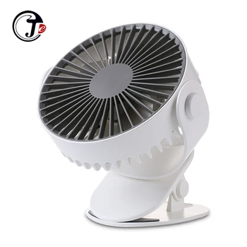 

Portable Clip Fan USB Rechargeable Desk Fan with 2000mAh Battery 3 Speeds and 360 Degree Rotation for Baby Stroller Home Office