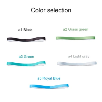 

Unisex sports headband running fitness yoga football basketball silicone sweat guide hair lead belt