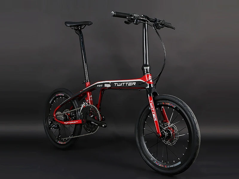 Top TWITTER BMX 20 inch Carbon Folding Bike Bicycle 16/18/22 Speed for 2400/R3000/RS700 Derailleur System 26 Top TWITTER BMX 20 inch Carbon Folding Bike Bicycle 16/18/22 Speed for 2400/R3000/RS700 Derailleur System 26