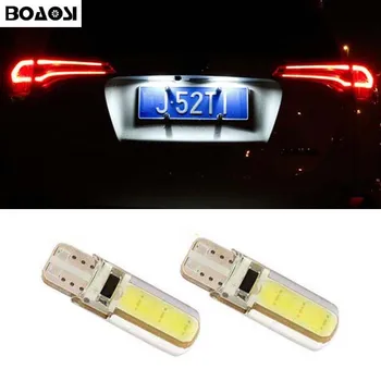 

BOAOSI 2x T10 W5W LED COB Bulbs Interior Lights License Plate Light For Peugeot 206 207 306 307 406 407 308 5008