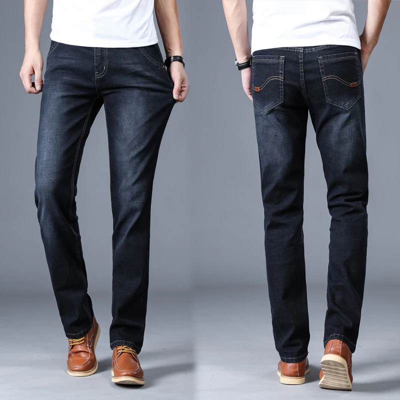 Men'S Classic Jeans Masculina Overalls Jean Homme Slim Hip Hop Pants Bretelles Pour Heren Spijkerbroek Pantalon