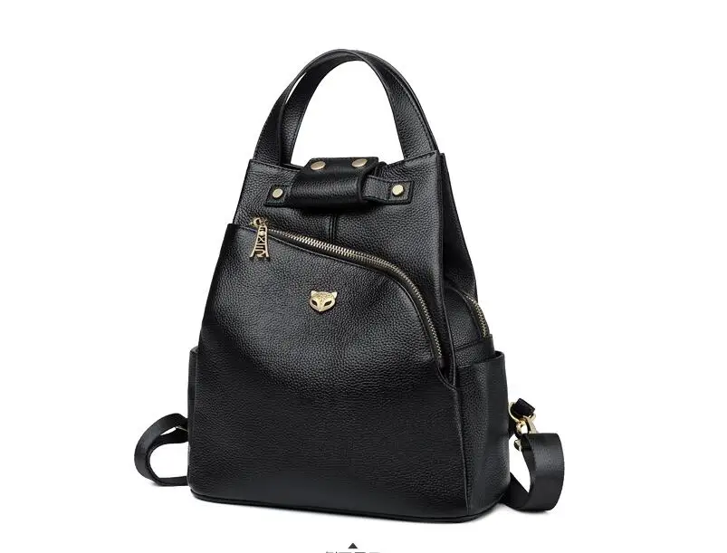 FOXER брендовая Сумка Повседневный мягкий кожаный рюкзак новая стильная кожаная многофункциональная сумка через плечо