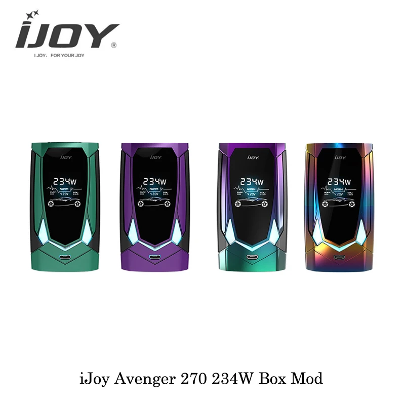 Электронная сигарета голос управление IJOY Avenger 270 Вт поле Mod работает на двойной