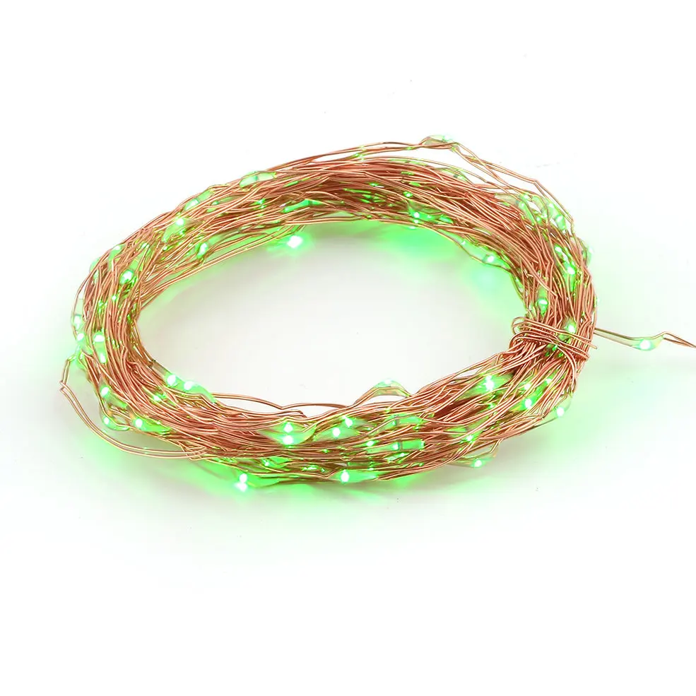

Solar Powered Green light 10M 100LED Copper Wire Outdoor String Fairy Light