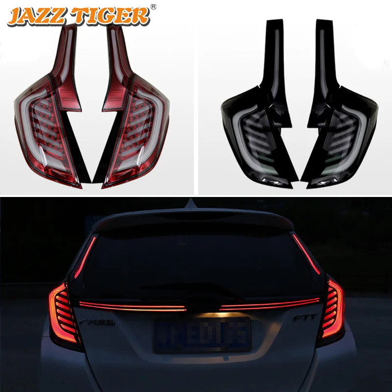 

Car Styling For Honda Fit Jazz 2014~2018 LED Tail Light Tailight turn signal + Brake Light + Fog Lamp + Reversing light