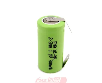 

50Pcs Electric Shaver razor battery Ni-MH 2/3AA 1.2V 700mAh DIY Cordless phone cells