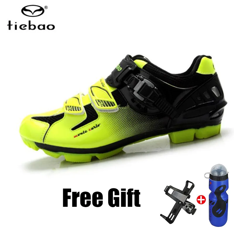 

TIEBAO Cycling Shoes add Bicycle water Bottle with Holder 2019 sapatilha ciclismo mtb zapatillas deportivas hombre Bike Shoes