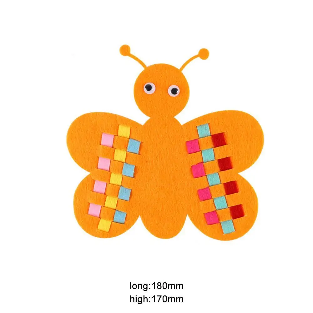 Vitoki детская игрушка девочка мальчик рукоделие ткачество ткань развивающие игрушки ручной работы вязание инструменты для детского сада раннее образование - Цвет: Цвет: желтый