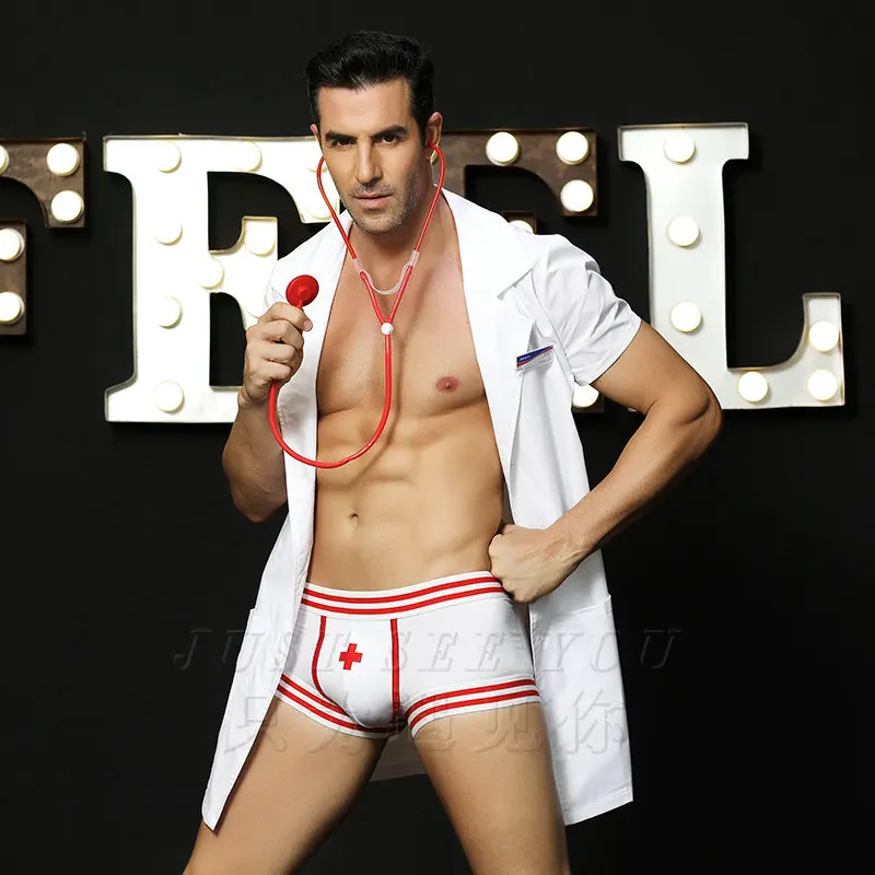 Sexy201 - New Porn Men Lingerie Sexy Hot Erotic Doctor Cosplay Sexy Black ...