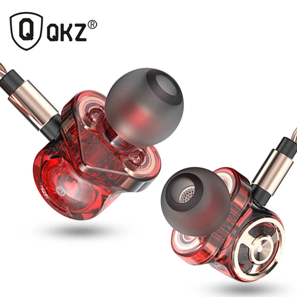 Оригинальные наушники QKZ CK10 6 динамическая система драйвера колонки HIFI бас