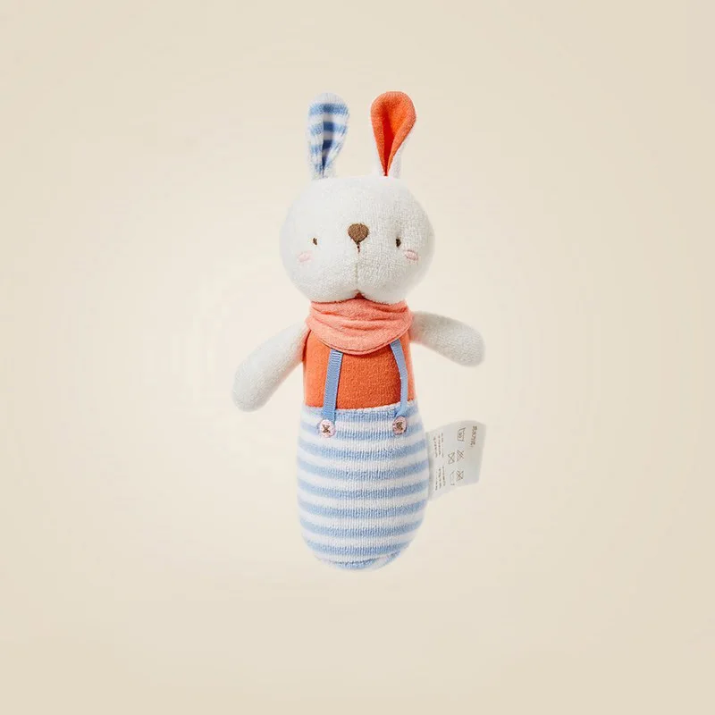Милая погремушка для новорожденного игрушка Медведь Кролик ребенок мальчик девочка кровать коляска игрушки Малыши детская кроватка мобильные, музыкальные игрушки 0-12 месяцев - Цвет: rabbit