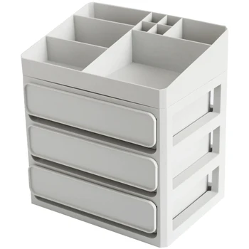 

European minimalist desktop storage box drawer dressing table cosmetic mask skin care products stationery rack