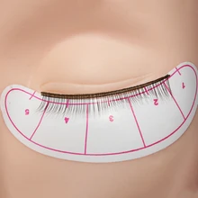 Накладки для глаз Накладные ресницы 70 пар 10 листов бумажные нашивки 3D бумажные накладки наклейки на кончики ногтей макияж материалы для обертывания