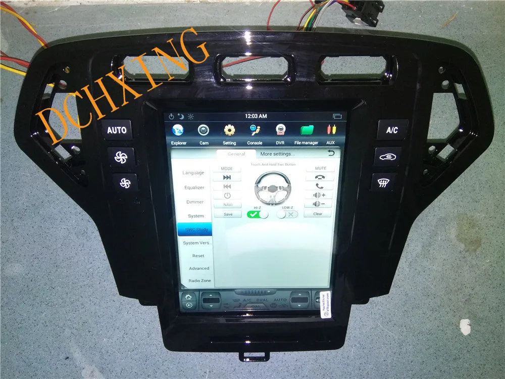 10,4 ''Tesla стиль Android 8,1 автомобильный DVD gps плеер для Ford Mondeo fusion 2007 2008 2009 2010 2011 2012 2013 PX6 CARPLAY