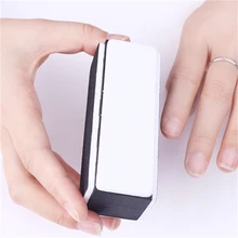 أسود أبيض 4-sides أدوات الأظافر العازلة الرملي بلوك تشكيل السلس ملف مانيكير الأظافر الفن أداة(China)